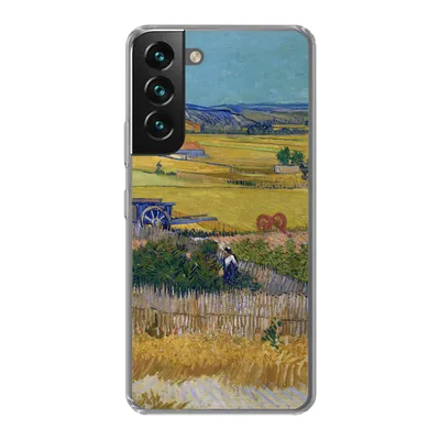 Produktbild von MuchoWow® Handyhülle Schutzhülle Hülle für Samsung Galaxy S22 Die Ernte - Vincent van Gogh Silikon Softcase Handy Hülle - Mobiltelefonhülle