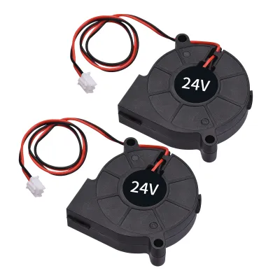 Produktbild von 5015 Luefter 50x50x15mm 12V / 24V Buerstenloser Luefter Geblaese 2-poliger Anschluss fuer 3D-Druckerteile