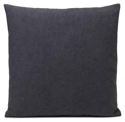 Kissen 45x45 cm, gefüllt, mit Reißverschluss, Anthrazit