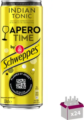 Image de Schweppes Indian Tonic - 24 x 33 cL