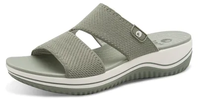 Produktbild von Jana Coshy Original – Die Hallux-freundliche Pantolette 8-27270-43 grün H-Weite