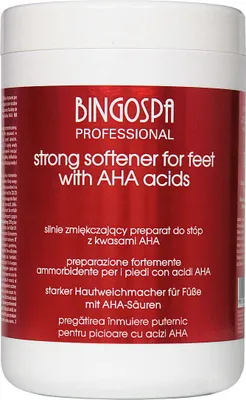 Produktbild von BingoSpa Fußcreme mit AHA-Säuren, intensive Weichmacherformel, 1000 g