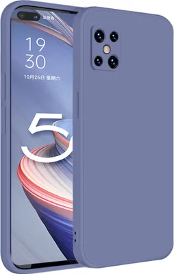 Obrázek produktu pro Pouzdro pro OPPO A92S Měkký tekutý silikonové, nárazuvzdorné gumové pouzdro Šedá