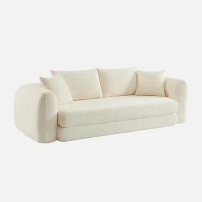 Produktbild von sweeek - 3-Sitzer-Schlafsofa  - Antikweiß