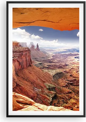 Produktbild von Gerahmtes Poster - Schwarzer Rahmen - Amerika arizona schlucht geologie - 61x91,5 cm - Wand Bild - Wanddeko - Wandbilder - Wandposter - Bilderrahmen - Bilder - Kunstdruck - Wandbild - P2BPA61x91-2645