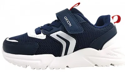 Produktbild von Geox Loftus Kinderschuhe Jungen Halbschuhe Klettschuh Blau Freizeit