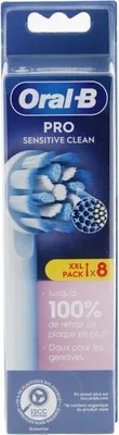 Produktbild von 8er Set Oral B Sensitive Clean Aufsteckbürsten Kompatibel Oral B