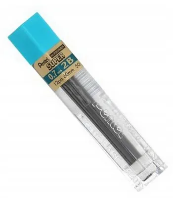 Produktbild von Pentel Super-Hi-Polymer Graphitmine 0.7mm 2B