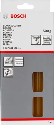 Produktbild von Schmelzkleber, 11 x 200 mm, 500 g, gelb
