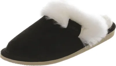 Produktbild von Lammfell Hausschuhe - MALIBU - Schuhgröße: EUR 41 | Farbe: Schwarz