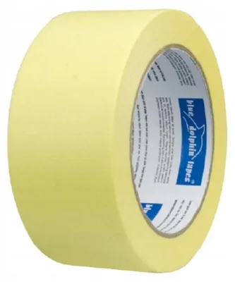 Produktbild von Blue Dolphin Malerkrepp Abdeckband Gelb 48mm x 25m