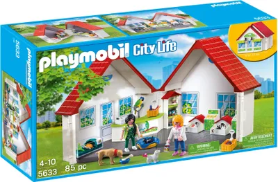 Produktbild von PLAYMOBIL Aufklapp-Tierarzt-Praxis 100-05633