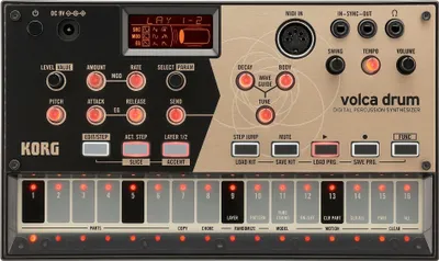 Produktbild von Korg volca drum - digitaler Perkussionssynthesizer