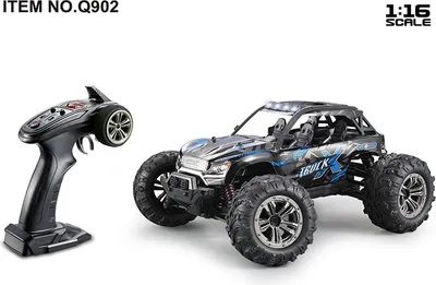 Produktbild von Bürstenloser Motor Allradantrieb 1:16 Desert High Speed RC Truck blaues Spielzeug