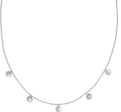 Produktbild von Zeeme Silber Halskette 925/- Sterling Silber 42+3cm weiß 039250008-42