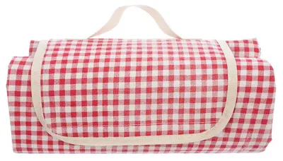 Obrázek produktu pro Orion | Pikniková deka 180x150 cm - Plážová podložka voděodolná - Červená - KARO
