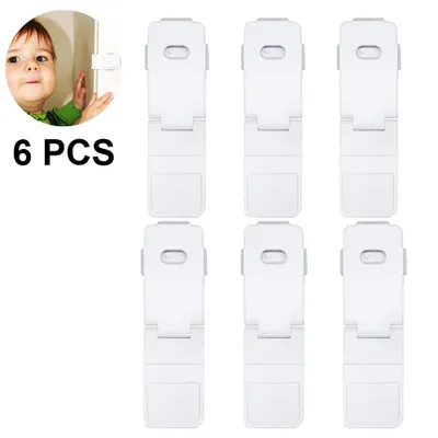 Produktbild von Mini Schrankschloss für Schrank und Schubladen zum Kleben - Kindersicherung ohne Bohren für Baby und Kind