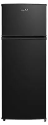 Kühl-Gefrierkombination 204 l, 143 cm, schwarz, LED, wechselbarer Türanschlag