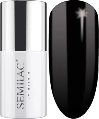 Zdjęcie produktu dla Semilac UV Nail Polish 300 Perfect Black 7ml