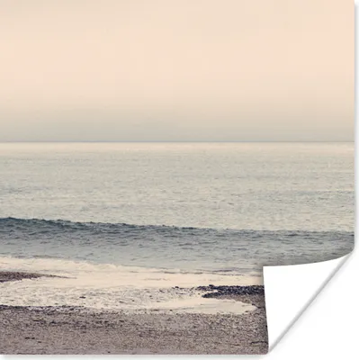 Produktbild von MuchoWow® Poster Strand - Natur - Landschaft - Meer 75x75 cm - Wand Dekoration