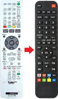 Produktbild von Ersatz Fernbedienung für Sony RMT-D231P