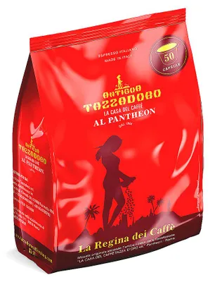 Produktbild von La Regina Dei Caffè - Tazza D Oro Kaffeekapseln kompatibel mit Nespresso Maschinen - 50 Kapseln
