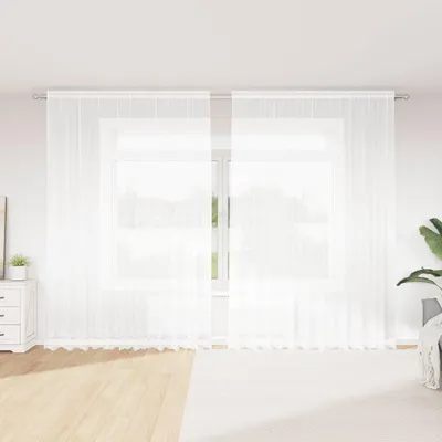 Obrázek produktu pro Čipkový Závěs se záclonami Bílá 280 x 300 cm Polyester