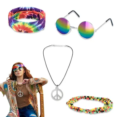 Produktbild von 4-teilige Hippie-Kleidung