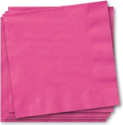 Produktbild von Servietten in Pink 20 Stück, 25 cm, Papierservietten für alle Anlässe