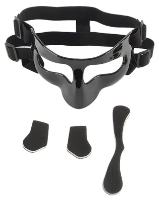 Productafbeelding van Beschermende gezichtsmasker, gemaakt van sterk en beschermend polycarbonaat, geschikt voor basketbal