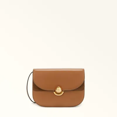 Zdjęcie produktu dla Torba na ramię Furla Sac, model S, kolor brązowy, wykonana ze skóry