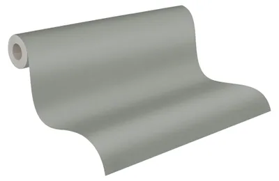 Produktbild von A.S. Création Uni-Vliestapete mit Struktur –Grau, Grün – 0,53 x 10,05 m