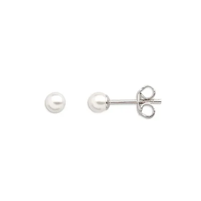 Produktbild von Xenox XS3511N Ohrringe Ohrstecker Damen Perl Dreams Silber Weiss Ø 4 mm