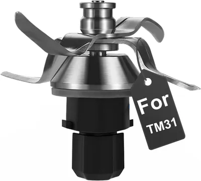 Ersatzmesser für Thermomix TM31, Edelstahl, mit Dichtring