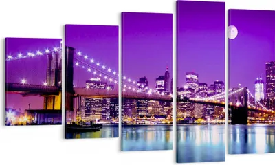 Produktbild von Bild auf Leinwand - Leinwandbild - Amerika wohnung architektur - 100x60cm - Wand Bild - Wanddeko - Leinwanddruck - Bilder - Kunstdruck - Wanddekoration - Leinwand bilder - Wandkunst - EG100x60-2443