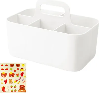 Obrázek produktu pro Organizér na stůl s 5 přihrádkami, držák na pera s rukojetí, velká kapacita, možnost uložení výtvarných potřeb