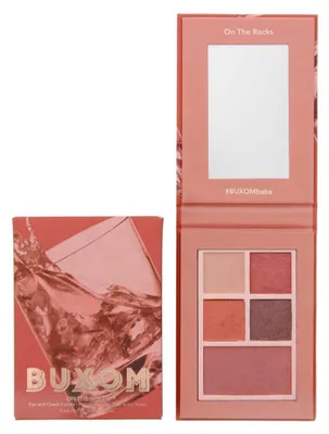 Imagen del producto de Paleta de sombras para ojos y mejillas "High Spirits On The Rocks" de Buxom, 6.5g