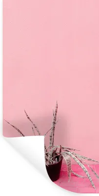 Produktbild von MuchoWow® Wandtattoo Wandsticker Wandaufkleber Sommer - Rosa - Pflanzen 80x160 cm Selbstklebend und Repositionierbar - Sticker - Dekorfolie
