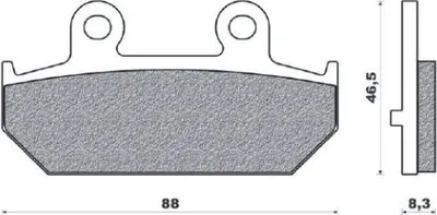 Produktbild von Bremsbeläge Kh412 Gesintert Metallic (Gold) (Ft 4104)