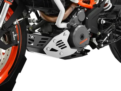 Obrázek produktu pro ZIEGER kryt motoru kompatibilní s KTM 390 Duke černý/stříbrný