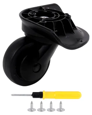 Produktbild von Multifunktionales Gepäck-Schwenkrad, 115 W, schwarz, für Hartgepäckrollen
