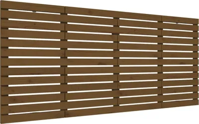 Obrázok produktu pre vidaXL Nástenné čelo medovo hnedé 166x3x91,5 cm z masívneho dreva borovice