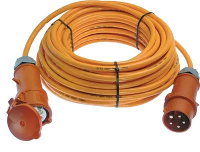 Obrázok produktu pre as-Schwabe CEE predlžovací 25m kábel na stavenisko 400V 16A 5G2.5 Orange IP44