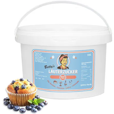 Produktbild von Läuterzucker 72,7 Invertzucker 3kg Flüssigzucker Zucker Sirup vegan kosher