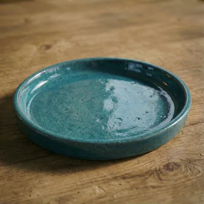 Obrázok produktu pre Podšálka pod kvetináč keramický Provencelia Petrolejová modrá, Ø16 cm x H5 cm, mrazuvzdorný
