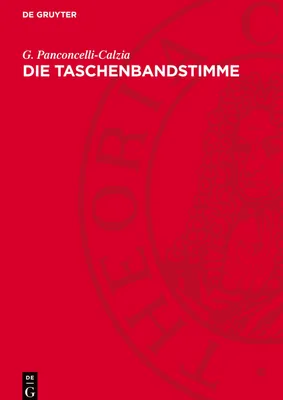 Produktbild von Die Taschenbandstimme