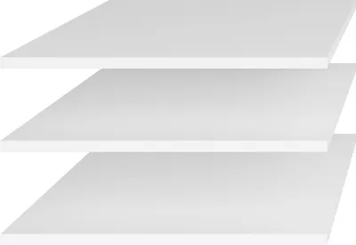 Produktbild von Furniture24 Einlegeboden Optima 02 3 stck. für Kleiderschrankänke Optima - 16,18,58,68 Weiß