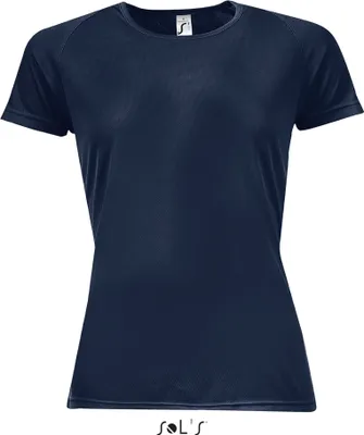 Produktbild von SOLs 01159 | Damen Raglan Sport T-Shirt + Längerer Rücken - Farbe: French Navy - Größe: XL