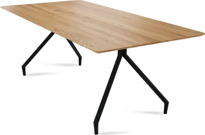Produktbild von Esstisch Dagmar 7 180x74x90 Esszimmertisch Massivholz Wildeiche