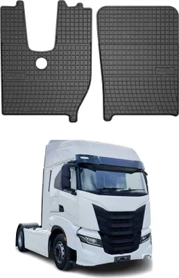 Immagine prodotto di 2019-2025 Iveco S-Way tappetini in gomma nera 2 pz